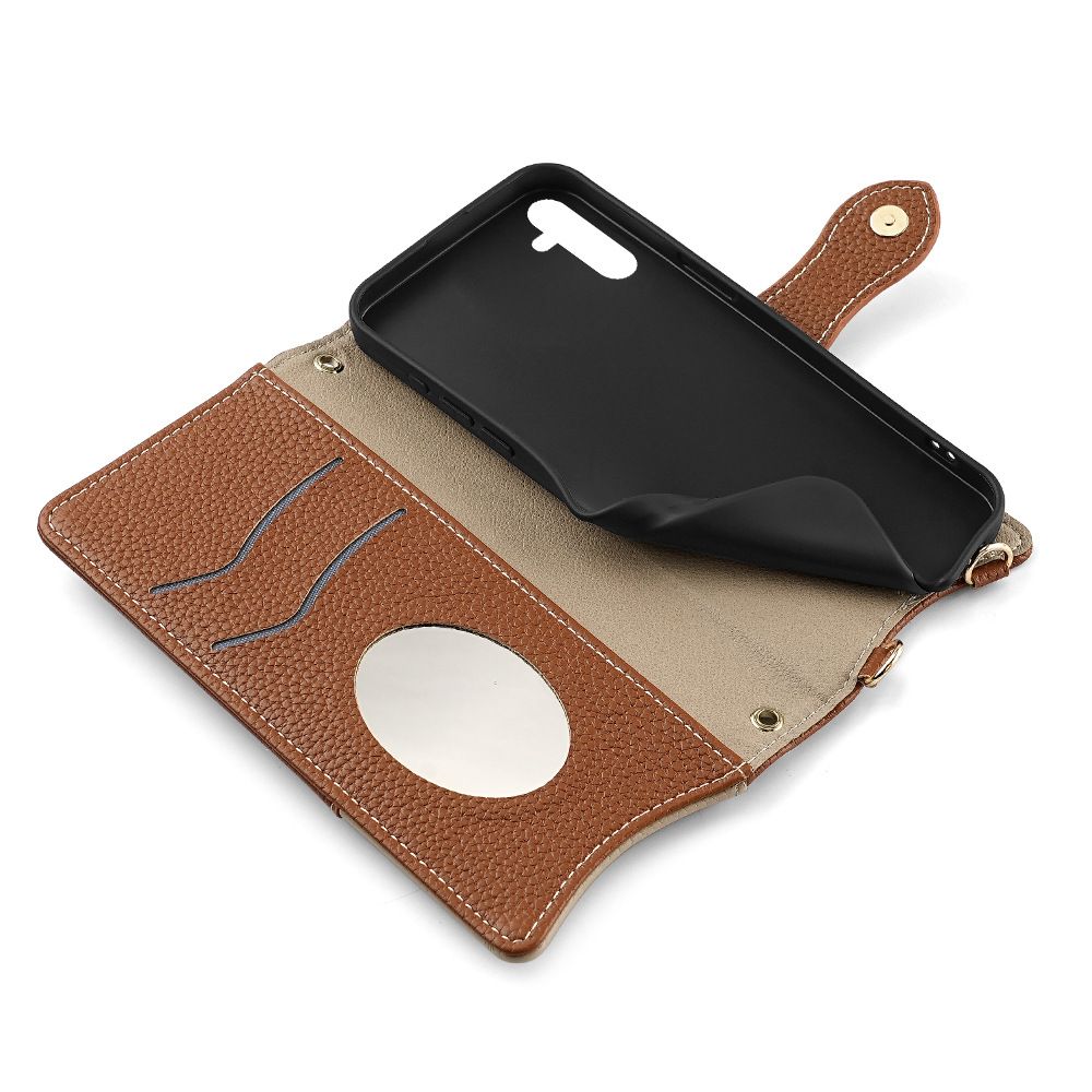 Samsung Galaxy M16 M35 M55 M15 M34 M54 M14 M33 M53 M52 M32 M31 M11 M30 F52 F14 Crossbody Wallet Case，Wallet RFID Blocking Shoulder Strap Zipper Pocket Phone Case