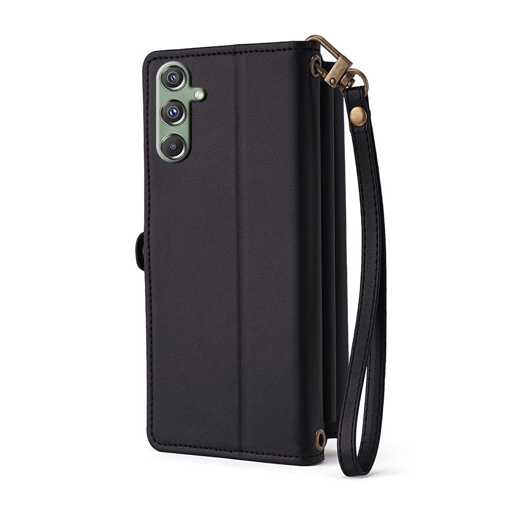 Samsung Galaxy M16 M35 M55 M15 M34 M54 M14 M13 M33 M53 M52 M62 M32 M31 M30 F14 F52 A10 A40 A10E A20S A70 A90 Case,Crossbody Multifunction Wallet RFID Blocking Shoulder Strap Zipper Pocket Phone Case