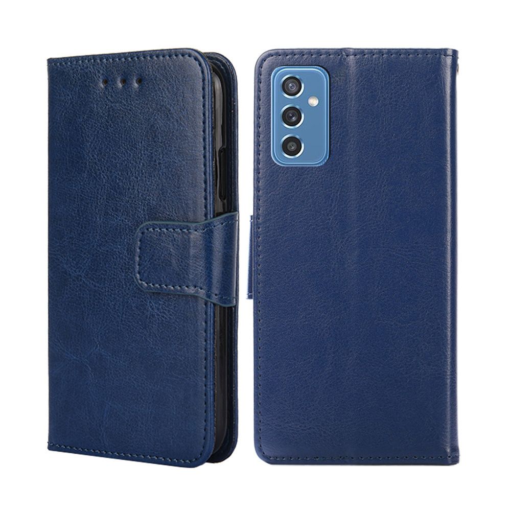 Samsung Galaxy S25 S24 S23 S22 S21 S20 S10 S9 S8 Note 20 Note 10 Note 9 Note 8 S7 Edge M16 M35 M55 M52 M34 M31 Case, Leather Wallet Case RFID Blocking Credit Card Holder Kickstand Magnetic Flip Cover