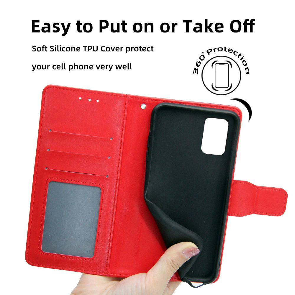 Samsung Galaxy A56 A26 A36 A35 A55 A25 A05 A15 A24 A54 A34 A73 A53 A33 A72 A32 A22 A25E A16 A36 A20E A90  Case, Leather Wallet Case RFID Blocking Credit Card Holder Kickstand Magnetic Flip Cover