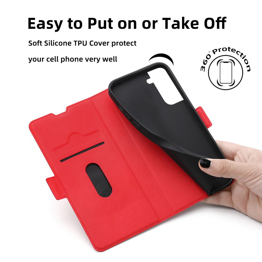 Samsung Galaxy S25 S24 S23 S22 S21 S20 S10 S9 S8 Note 20 Note 10 Note 9 Note 8 S7 Edge M16 M35 M55 M52 M34 M31 Case,Leather Wallet Phone Case