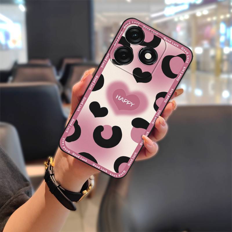 Tecno Spark 20 Pro Phone Case, Cartoon Full-edge Silicone Anti-fall Phone Case for Tecno