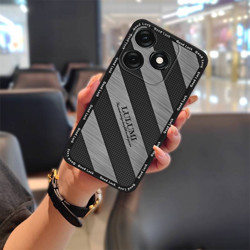 Tecno Spark 20 Pro Phone Case, Cartoon Full-edge Silicone Anti-fall Phone Case for Tecno