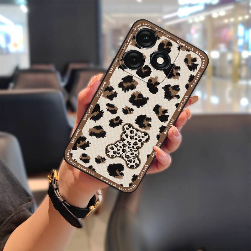 Tecno Spark 20 Pro Phone Case, Cartoon Full-edge Silicone Anti-fall Phone Case for Tecno