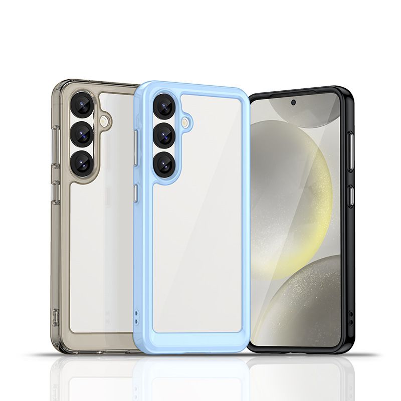 Samsung Galaxy S22/S23 Plus/S24 Ultra/S25 Edge Case,Clear Designed Shockproof Phone Case, Bumper Hybrid Transparent Cover for Samsung Galaxy S22/S23 Plus/S24 Ultra/S25 Edge