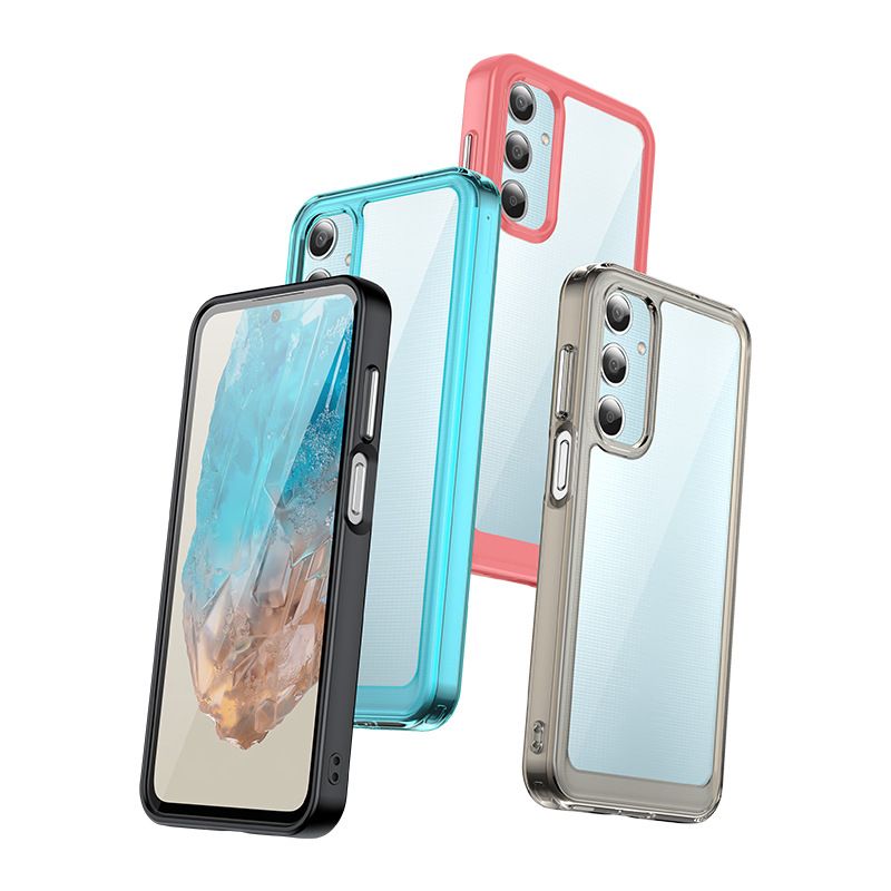 Samsung Galaxy M35 M16 M06 M44 M14 M23 M13 M54 M34 F23 XCover 7 Jump 3 Case,Clear Designed Shockproof Phone Case, Bumper Hybrid Transparent Cover