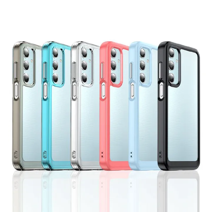 Samsung Galaxy M35 M16 M06 M44 M14 M23 M13 M54 M34 F23 XCover 7 Jump 3 Case,Clear Designed Shockproof Phone Case, Bumper Hybrid Transparent Cover