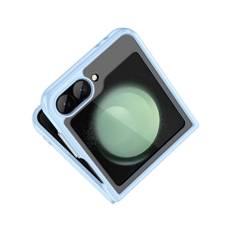 Samsung Galaxy Z Flip 6/5/4/3 Z Fold 6/5/4/3 W24 W24 Flip W22 W23 W23 Flip Case,Clear Designed Shockproof Phone Case, Bumper Hybrid Transparent Cover