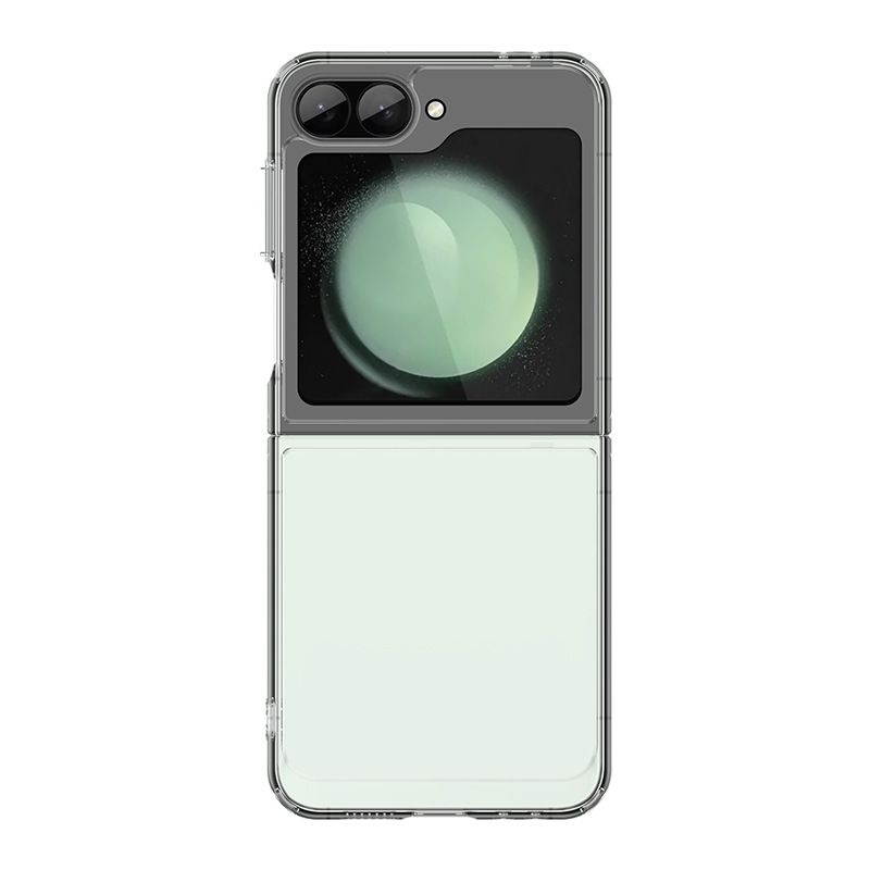 Samsung Galaxy Z Flip 6/5/4/3 Z Fold 6/5/4/3 W24 W24 Flip W22 W23 W23 Flip Case,Clear Designed Shockproof Phone Case, Bumper Hybrid Transparent Cover