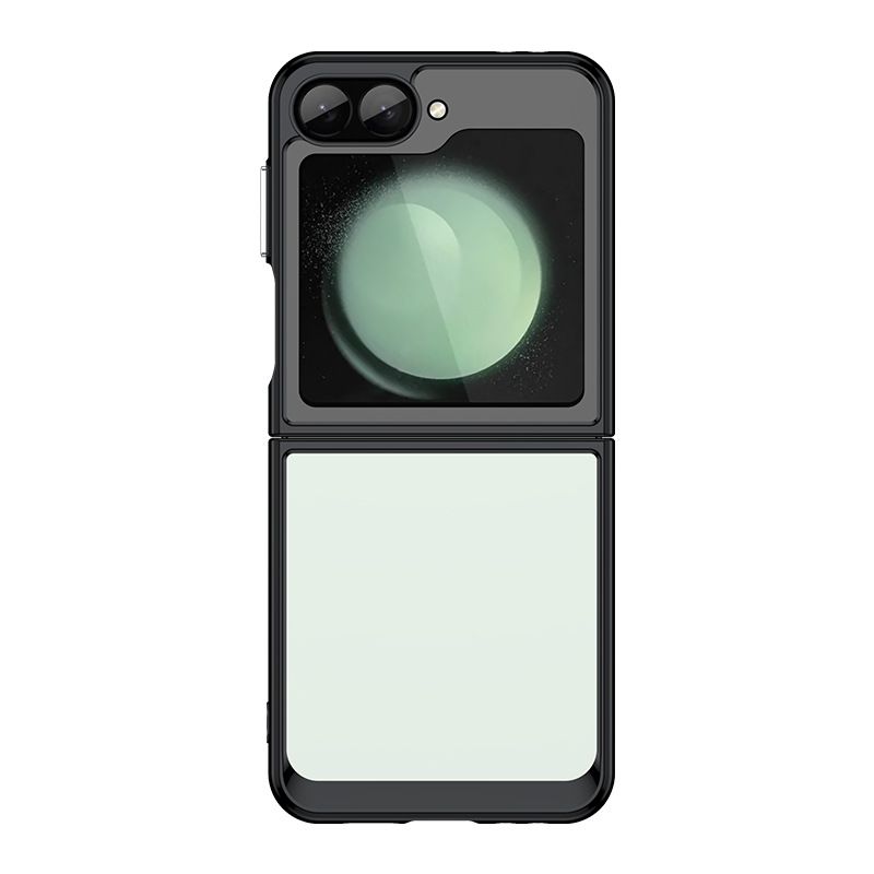 Samsung Galaxy Z Flip 6/5/4/3 Z Fold 6/5/4/3 W24 W24 Flip W22 W23 W23 Flip Case,Clear Designed Shockproof Phone Case, Bumper Hybrid Transparent Cover