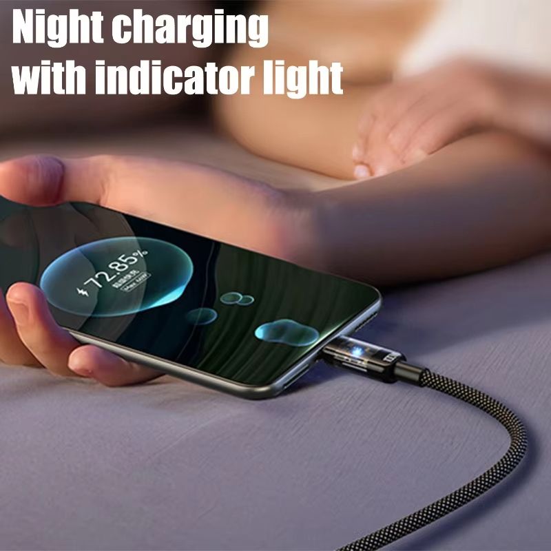 240W Fast Charging Cable USB Type C Transparent Mobile Phone Data Line for Samsung Xiaomi Android IPhone 16 15 USBC Charger Cord
