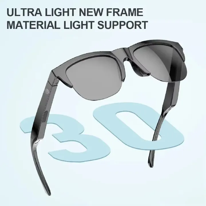 Bluetooth 5.2 Glasses HD UV Protective Lens Wireless Bluetooth Headset for Drive Car Wireless Headphones Bluetooth Earphones