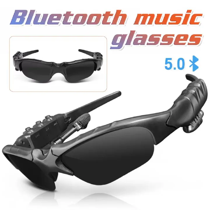 Smart Wireless Bluetooth Sunglasses Motorcycle Equipments Riding Glasses Wireless Headset Bluetooth Handsfree Call Headphones