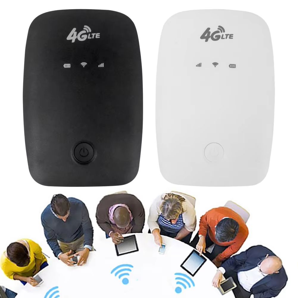 4G LTE Portable WiFi Hotspot 150Mbps Wireless Internet Router with Sim Card Slot Mini Outdoor Hotspot for Home Office Car Travel