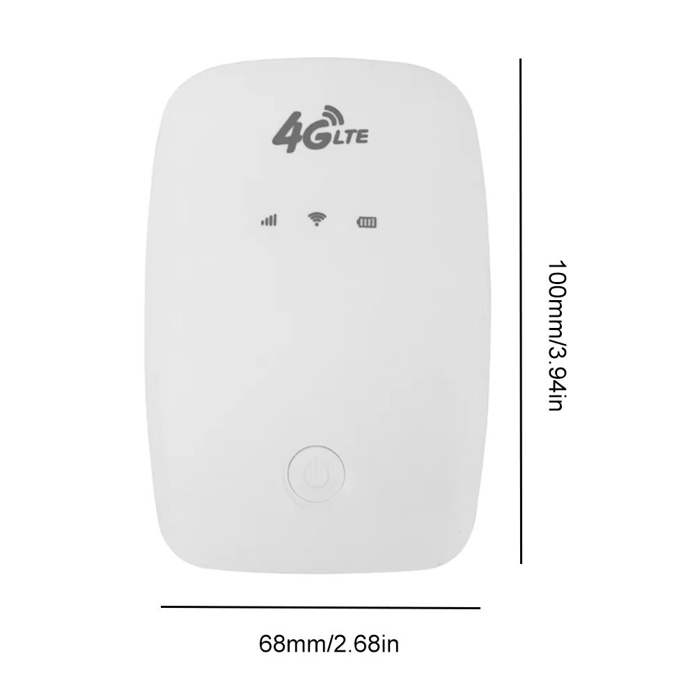 4G LTE Portable WiFi Hotspot 150Mbps Wireless Internet Router with Sim Card Slot Mini Outdoor Hotspot for Home Office Car Travel