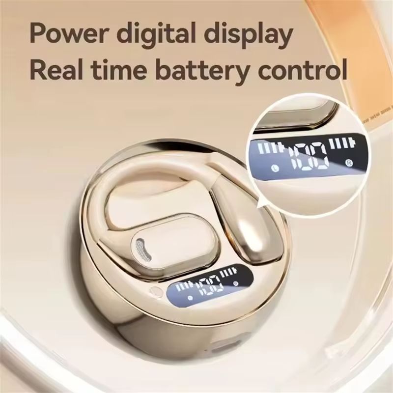 AI Language Translation Earbuds M76 Bluetooth 5.4 Real-time Two-Way Earbuds Wireless Headphones Chat Headset Office Travel