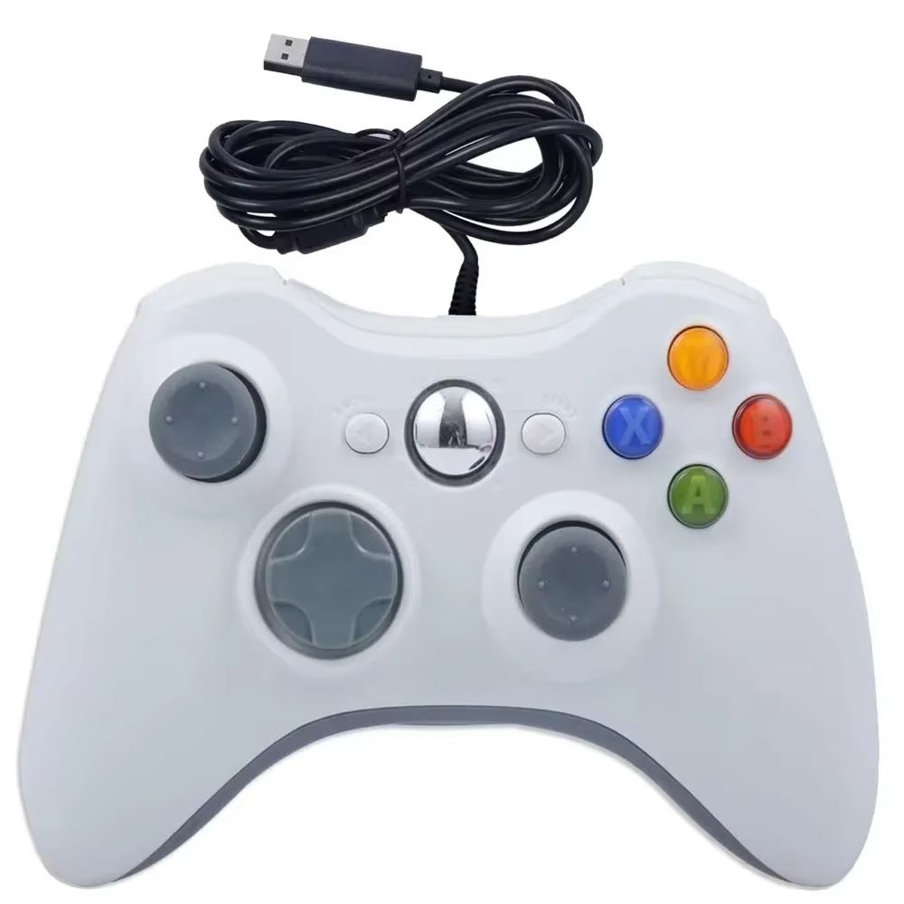 USB Wired Gamepad Xbox 360 Game Controller PC Handheld Joystick Game Gamepad Double Vibration for Windows Controle Xbox