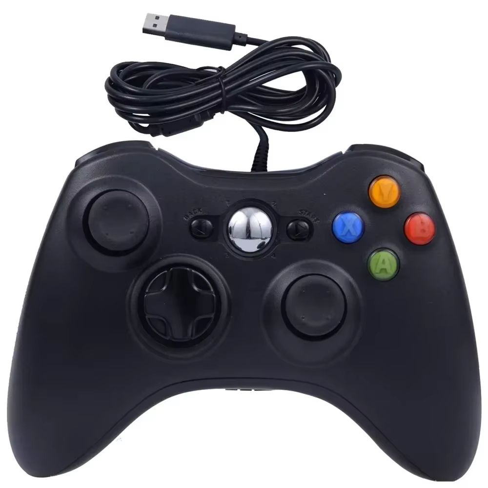 USB Wired Gamepad Xbox 360 Game Controller PC Handheld Joystick Game Gamepad Double Vibration for Windows Controle Xbox