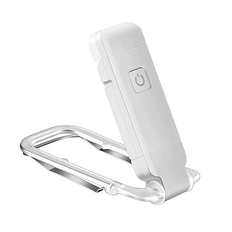 USB Rechargeable LED Book Light 1800K-6000K Portable Clip Desk Light 500mAh Bookmark Reading Light Adjustable Brightness 15 Gear