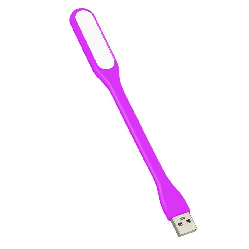 10 mixed color USB night lights, LED reading lights, mini book lights, portable camping table lamps suitable for portable power banks, PCs, laptops