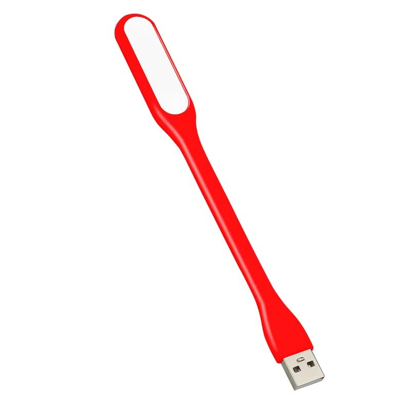 10 mixed color USB night lights, LED reading lights, mini book lights, portable camping table lamps suitable for portable power banks, PCs, laptops