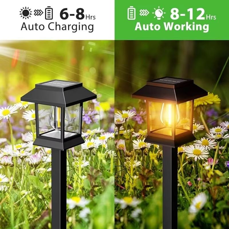 Outdoor Garden 1PCS Retro Solar Waterproof Signs for Courtyard Solar Lights Landscape Grassland Corridors