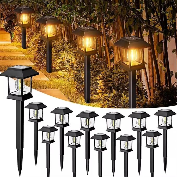 Outdoor Garden 1PCS Retro Solar Waterproof Signs for Courtyard Solar Lights Landscape Grassland Corridors