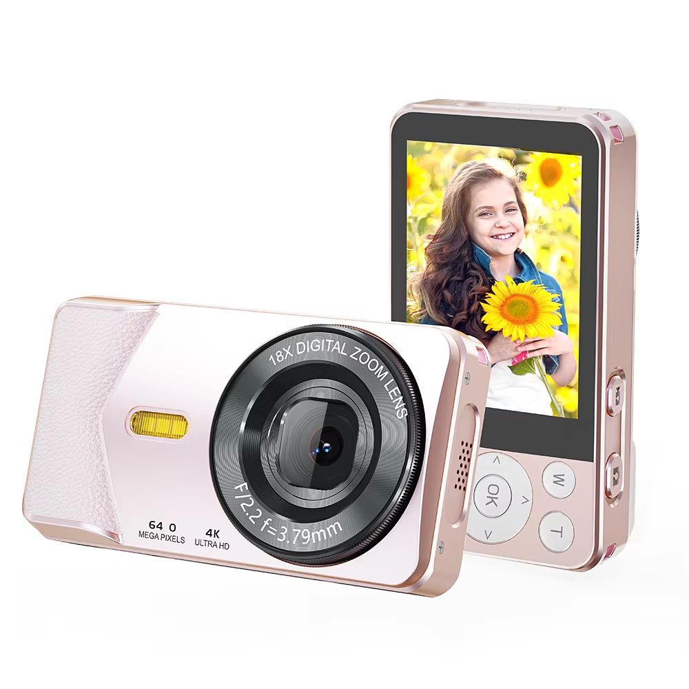 A59 Digital Pocket Camera 4k Video Recording 2000mAh Long Time Recording 2.8 inch LCD Screen Camcorders for Gifts