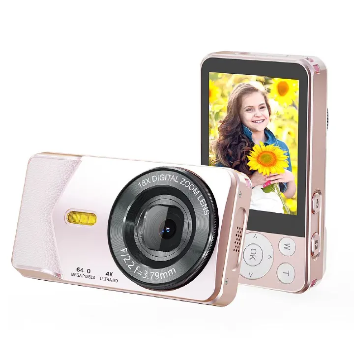 A59 Digital Pocket Camera 4k Video Recording 2000mAh Long Time Recording 2.8 inch LCD Screen Camcorders for Gifts