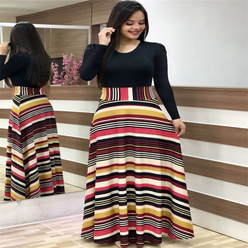 iMZOON Elegant Long Sleeve Women's Dress for Evening Party & Casual Wear Ladies Dresses Fashion Girl Clothes
