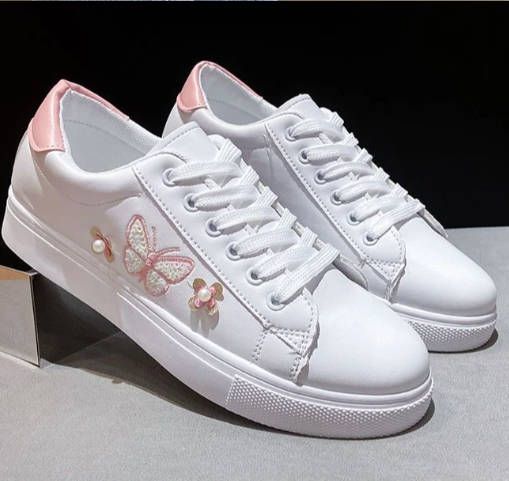 Women flat shoes sports fashion casual white Ladies Sneaker Girl  running shoes 1-5 days fast delivery