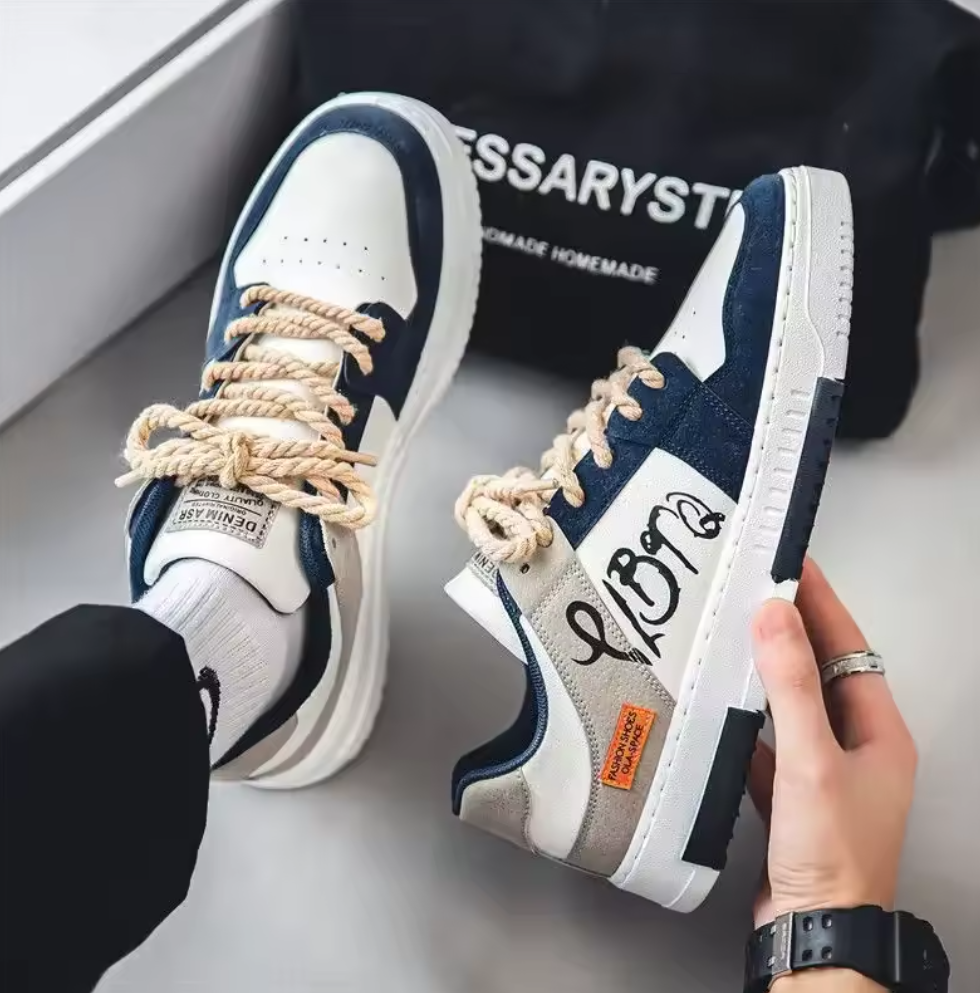 Men shoes men sports casual skateboard shoes fashion Boy Sneaker Local fast delivery