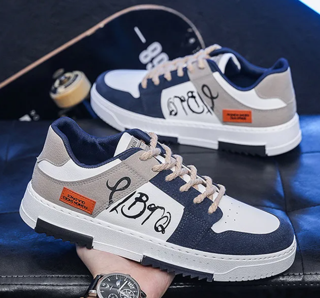 Men shoes men sports casual skateboard shoes fashion Boy Sneaker Local fast delivery