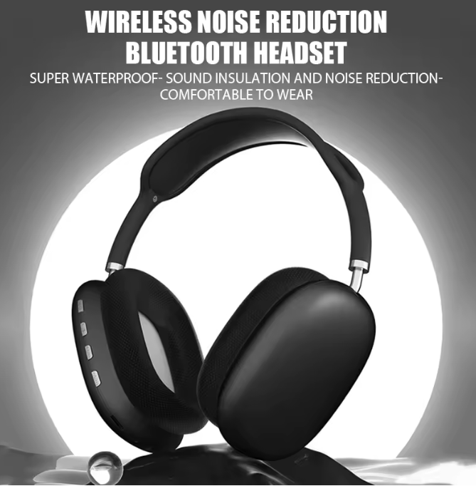 Wireless Bluetooth Earphones Headphones Headset Sports Gaming TF Card Slot Headset Noise Cancelling Headphone Fast delivery within 1-5 days