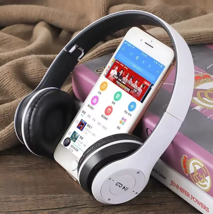 Wireless Headset Over Ear earphone Noise Cancelling Bluetooth-Compatible 5.0 Sports Game Headset Built-in Mic Applicable to mobile phones computers and electronic products Fast delivery within 1-5 day