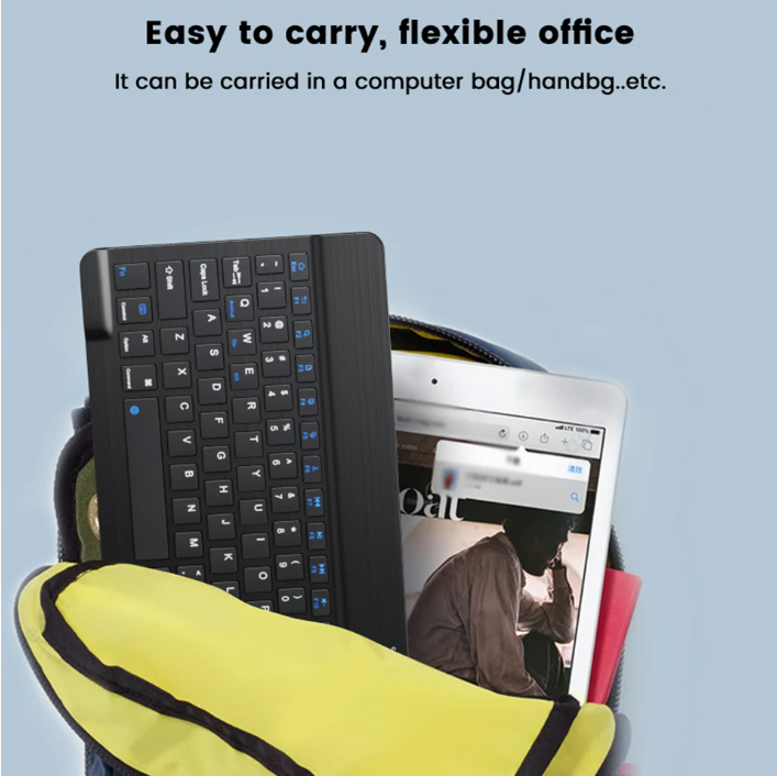 Bluetooth Keyboards Rechargeable Wireless Protable Mini Keyboard keycaps For iPhone Tablet Gaming kit PC Mouse Android Windows Fast delivery within 1-5 days