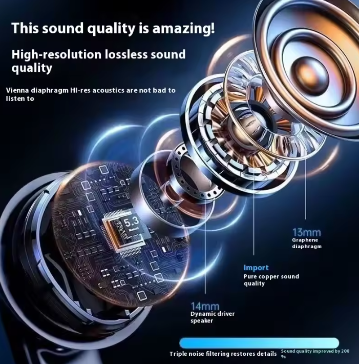 wired in-ear Earphone portable gaming bass stereo earphones with microphone for Android Phone