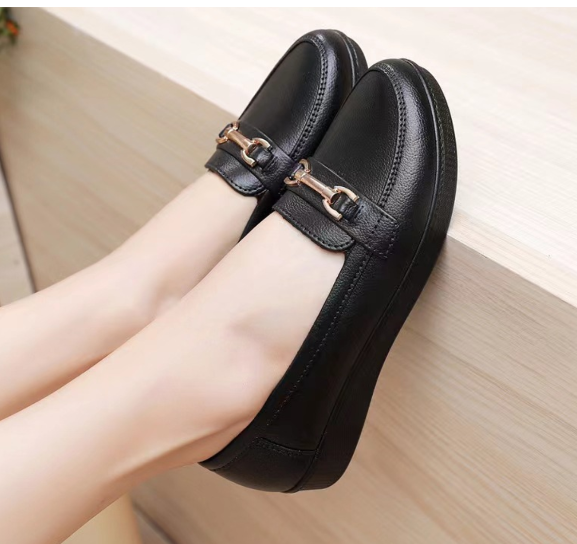 Women Shoes Flats Leather Sneakers Women Comfortable Female Casual Walking Footwear Fashion Large Size Loafers Girl Shoes Fast delivery within 1-5 days