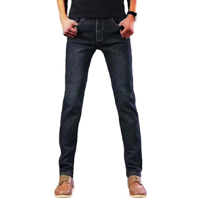 Spring and Summer New Men's Jeans Men Loose Straight Leg Business Men's Pants Casual Work Man Men's Adult Gentleman Long Jeans Fast delivery within 1-5 days