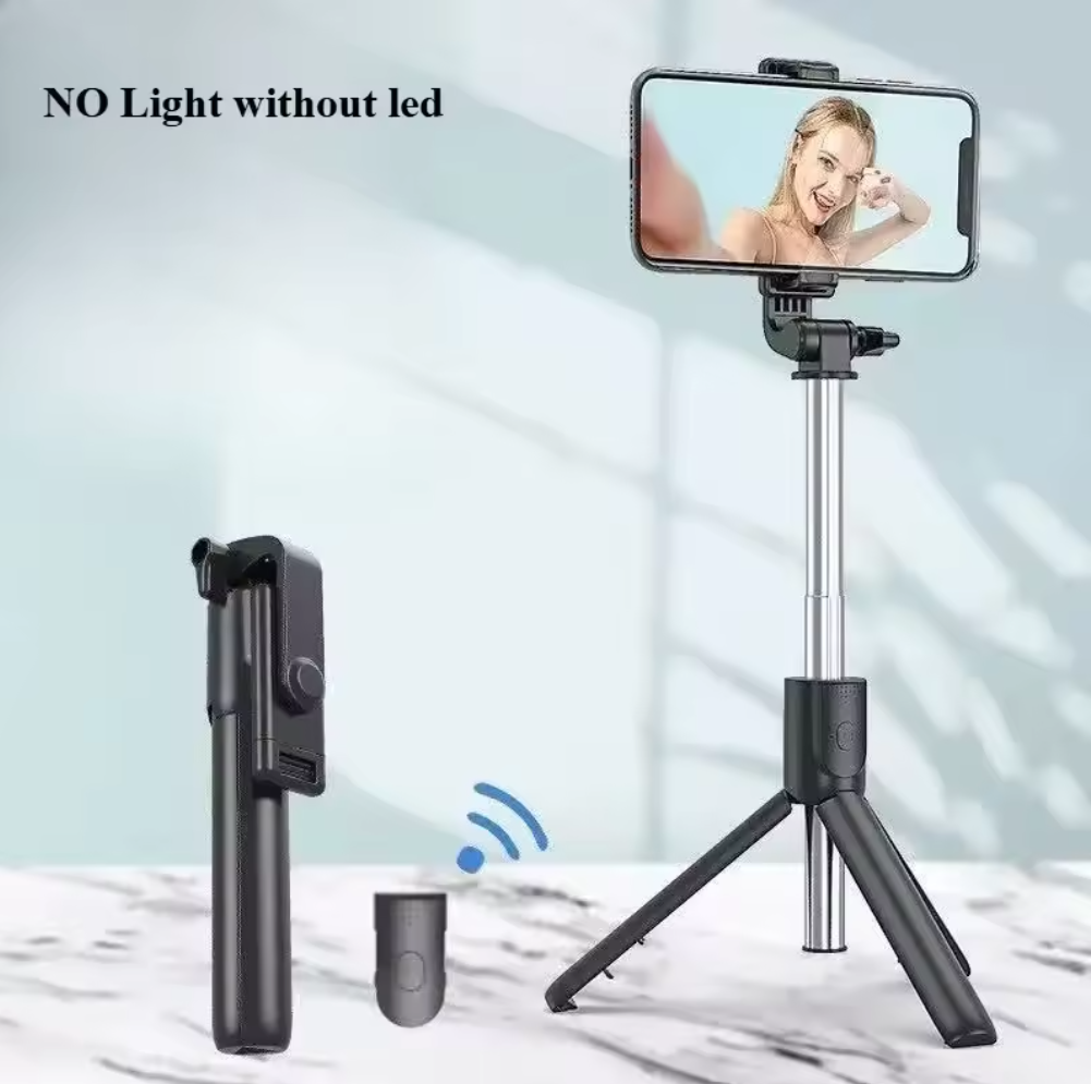 Wireless Bluetooth Selfie Stick Tripod Stand without Fill Light Remote Shutter Tripod  Live Phone Holder  Local fast delivery
