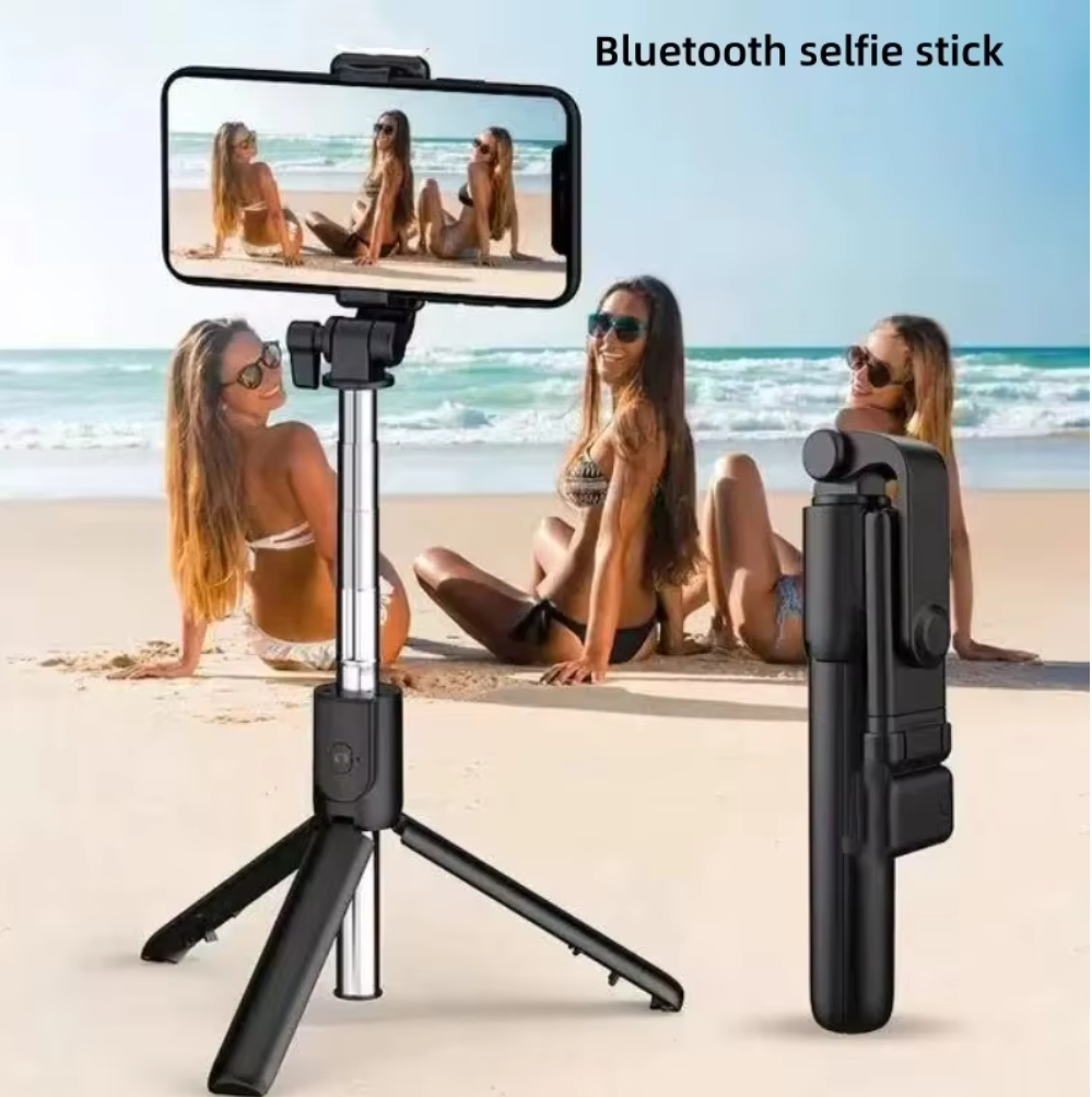 Wireless Bluetooth Selfie Stick Tripod Stand without Fill Light Remote Shutter Tripod  Live Phone Holder  Local fast delivery