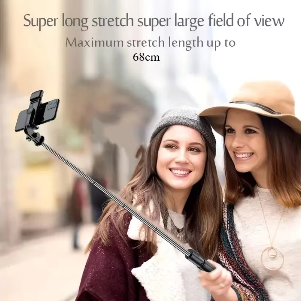 Wireless Bluetooth Selfie Stick Tripod Stand without Fill Light Remote Shutter Tripod  Live Phone Holder  Local fast delivery