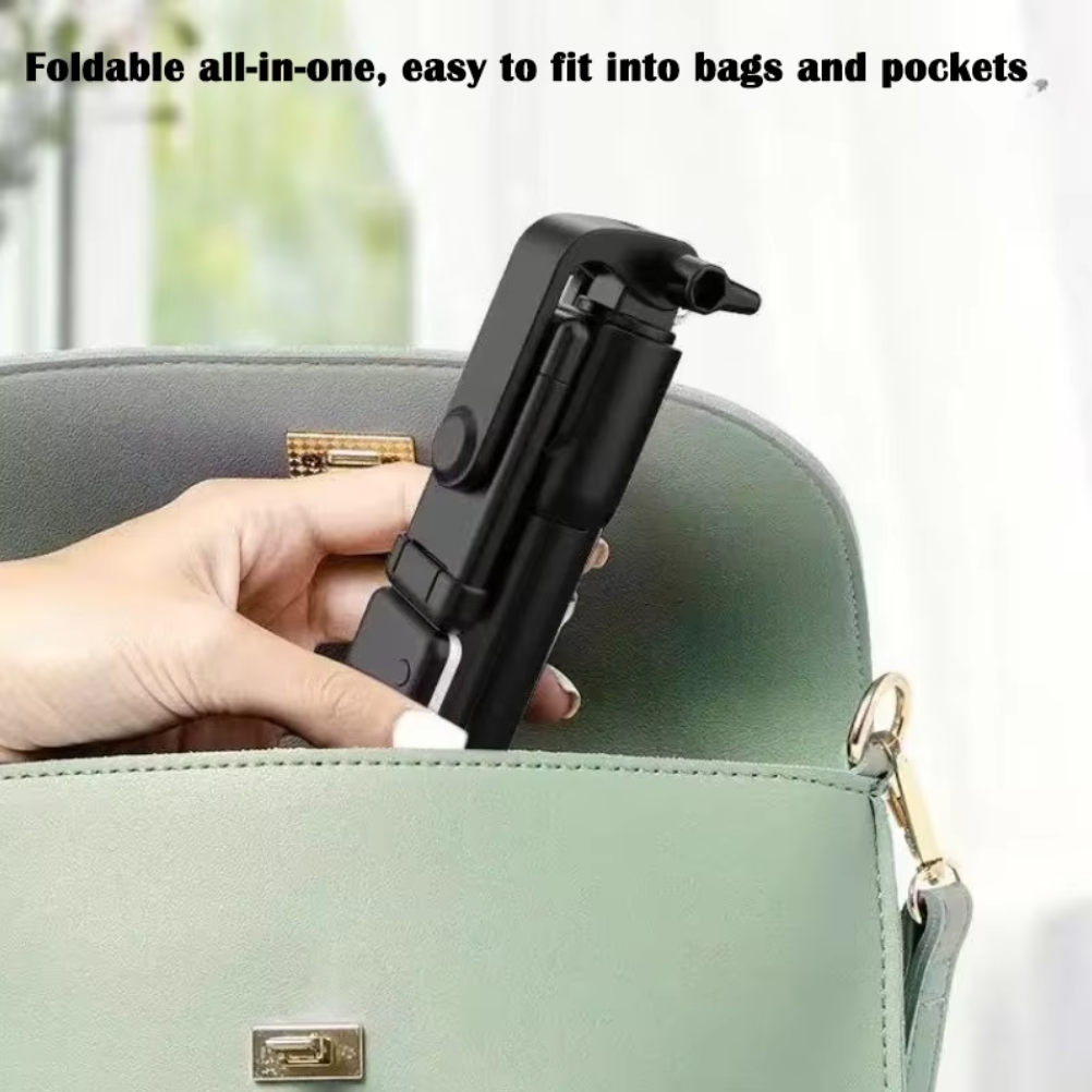 Wireless Bluetooth Selfie Stick Tripod Stand without Fill Light Remote Shutter Tripod  Live Phone Holder  Local fast delivery