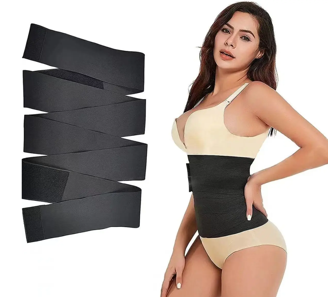 Elastic Fitness Abdomen Belt Postpartum Bodyshaping Yoga Fitness Wrap Adjustable Waist Shaping Design Local fast delivery