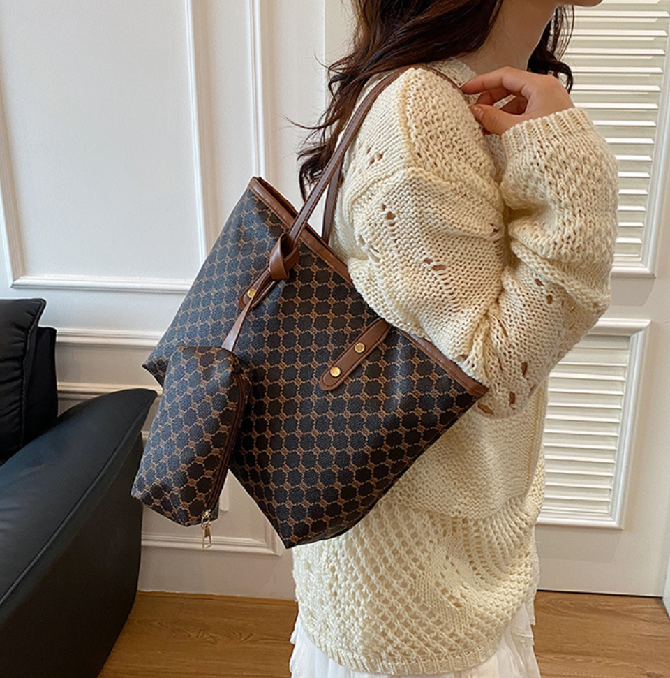 Women Shoulder Bags and wallet  Ladies Bag Fashion Bag Women's Casual Trend Shoulder Bag Tote Bag Women Handbags Girl bag Local fast delivery