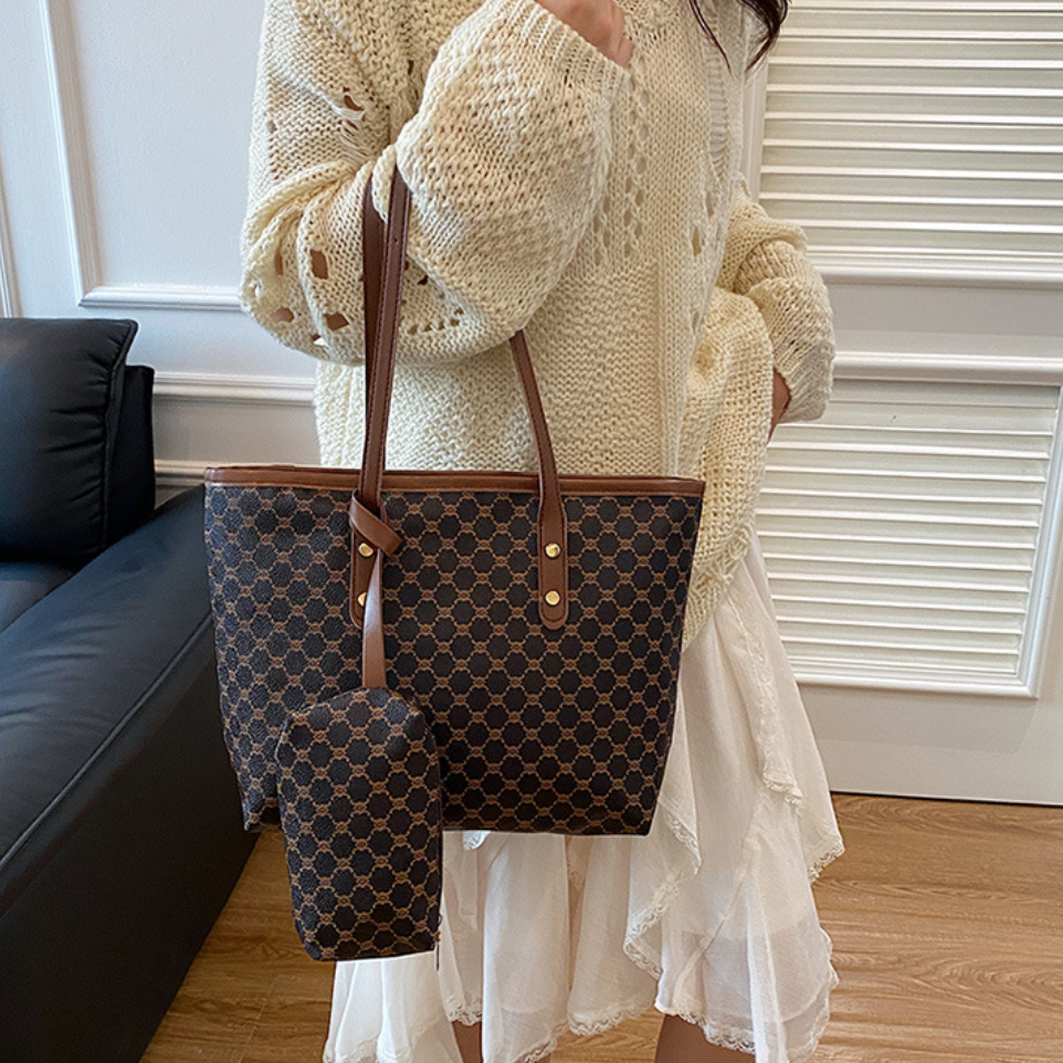 Women Shoulder Bags and wallet  Ladies Bag Fashion Bag Women's Casual Trend Shoulder Bag Tote Bag Women Handbags Girl bag Local fast delivery