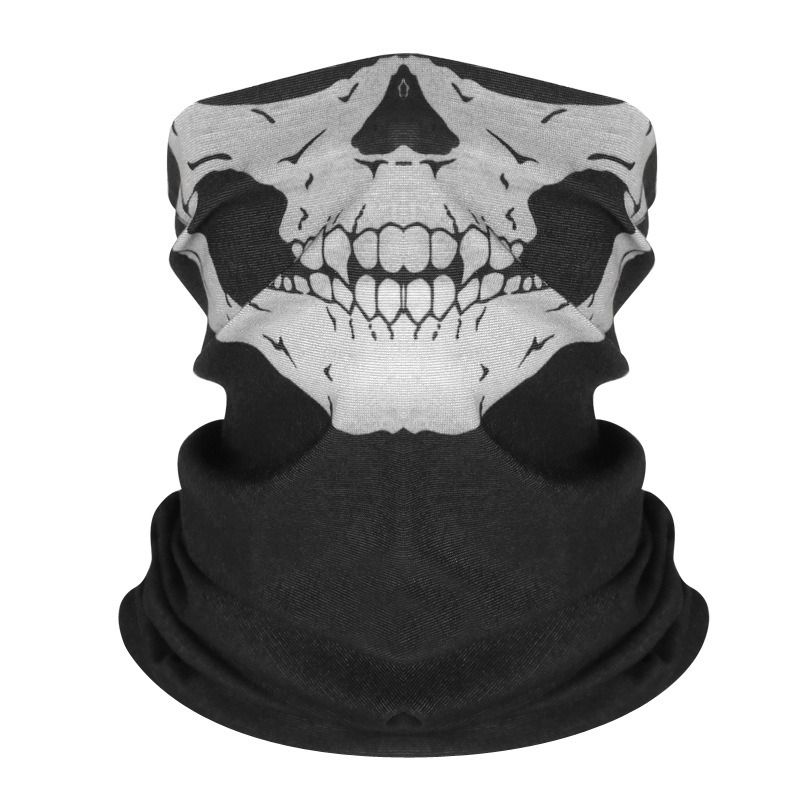 “K golbuy”  Balaclava Skull Mask Ghost Face Mask Neck Gaiter for Men Skeleton Mask Motorcycle Face Mask Gator Mask Call of Duty Ghost Mask for Outdoor Sports Black
