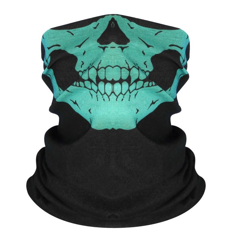“K golbuy”  Balaclava Skull Mask Ghost Face Mask Neck Gaiter for Men Skeleton Mask Motorcycle Face Mask Gator Mask Call of Duty Ghost Mask for Outdoor Sports Black