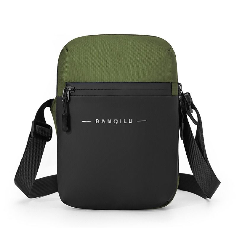 The new - style men's trendy chest bag, cross - body bag, outdoor travel waist bag, fashionable and simple single - shoulder bag, small cross - body bag.