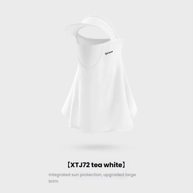 Summer ice - silk sun - protection face mask for women, outdoor sports sun - visor, cycling face - protecting headscarf and veil.